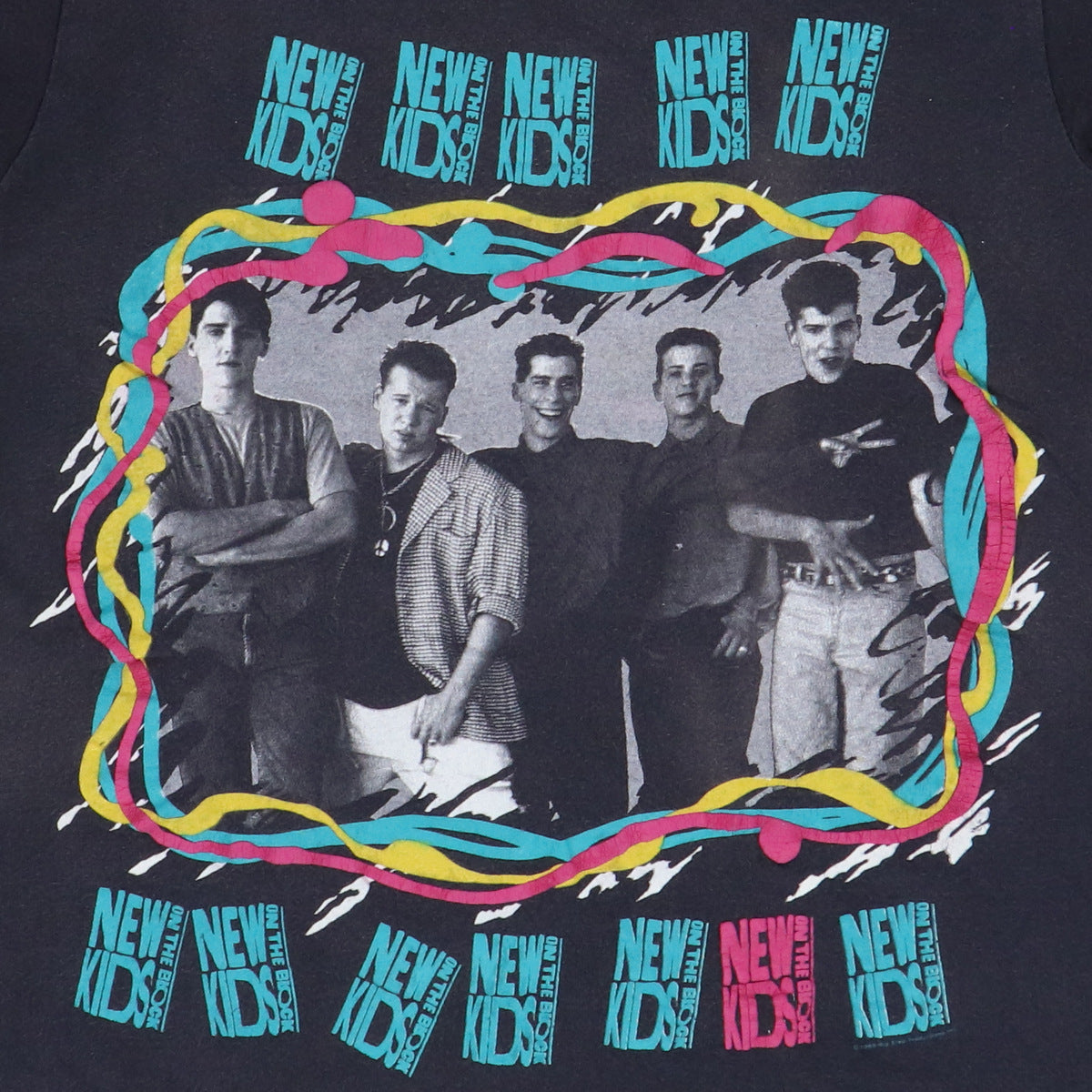 1989 New Kids On The Block Tour Shirt