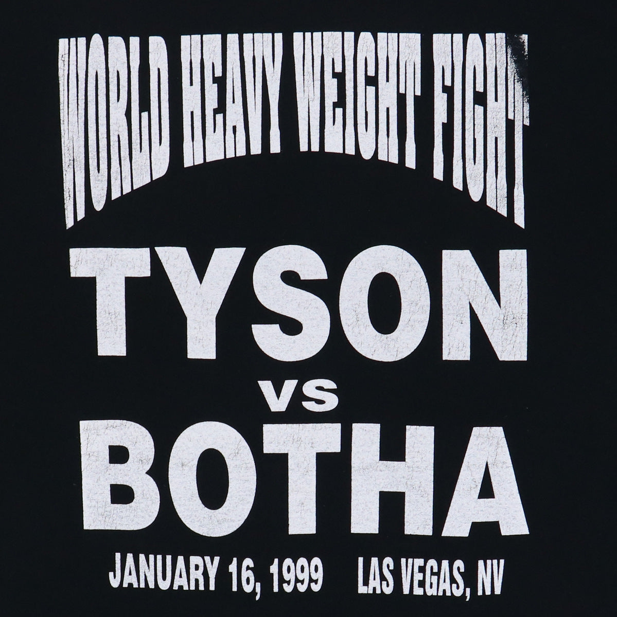 1999 Mike Is Back Tyson Vs Botha Fight Shirt