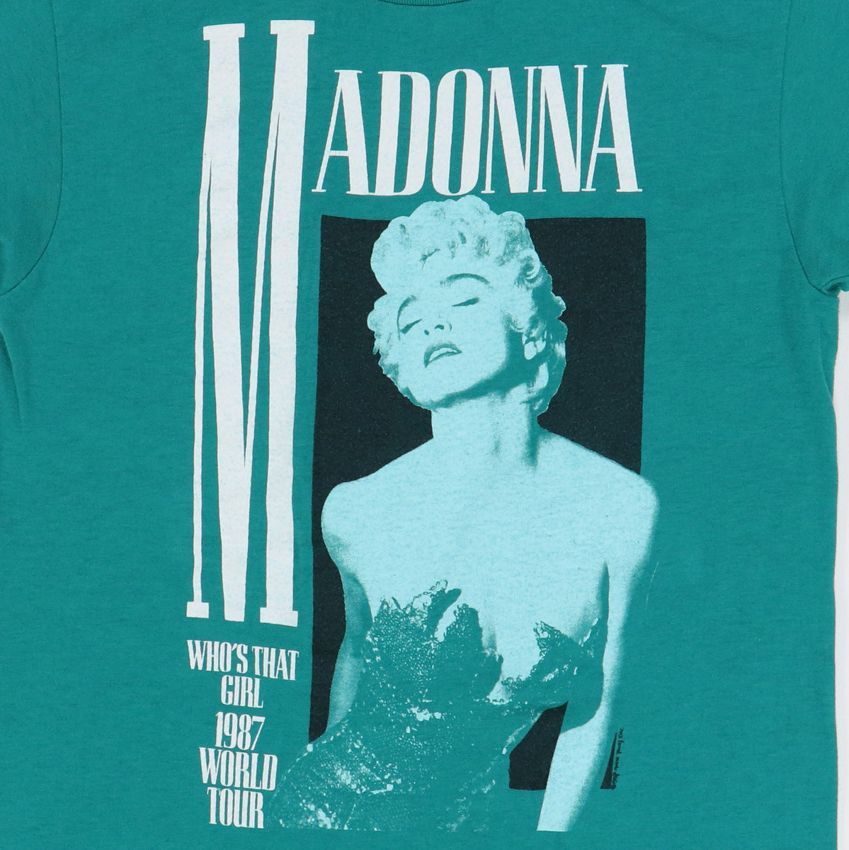 Original vintage 1987 Madonna Who's That Girl World Tour Shirt
