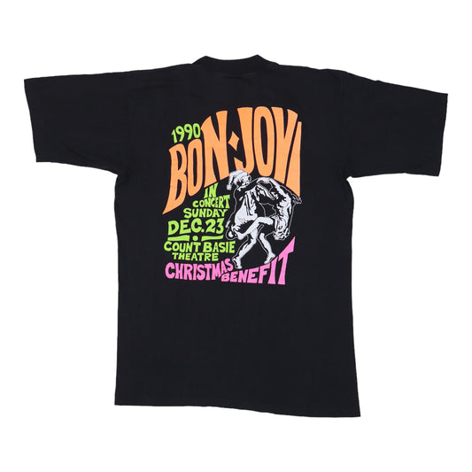 1990 Bon Jovi Christmas Benefit Concert Shirt