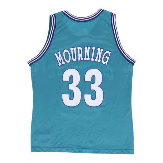 1990s Alonzo Mourning Charlotte Hornets NBA Basketball Jersey