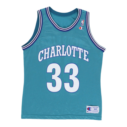 1990s Alonzo Mourning Charlotte Hornets NBA Basketball Jersey