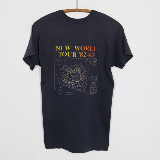 1982 Rush Signals New World Tour Shirt