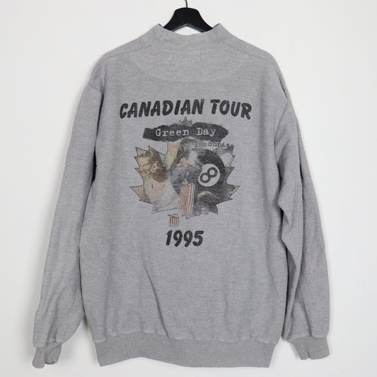 1995 Green Day Canadian Tour  Crew Button Sweatshirt
