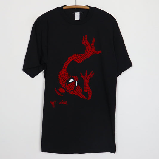 1990s Spider-Man Marvel Comics Velvet Flocked Shirt