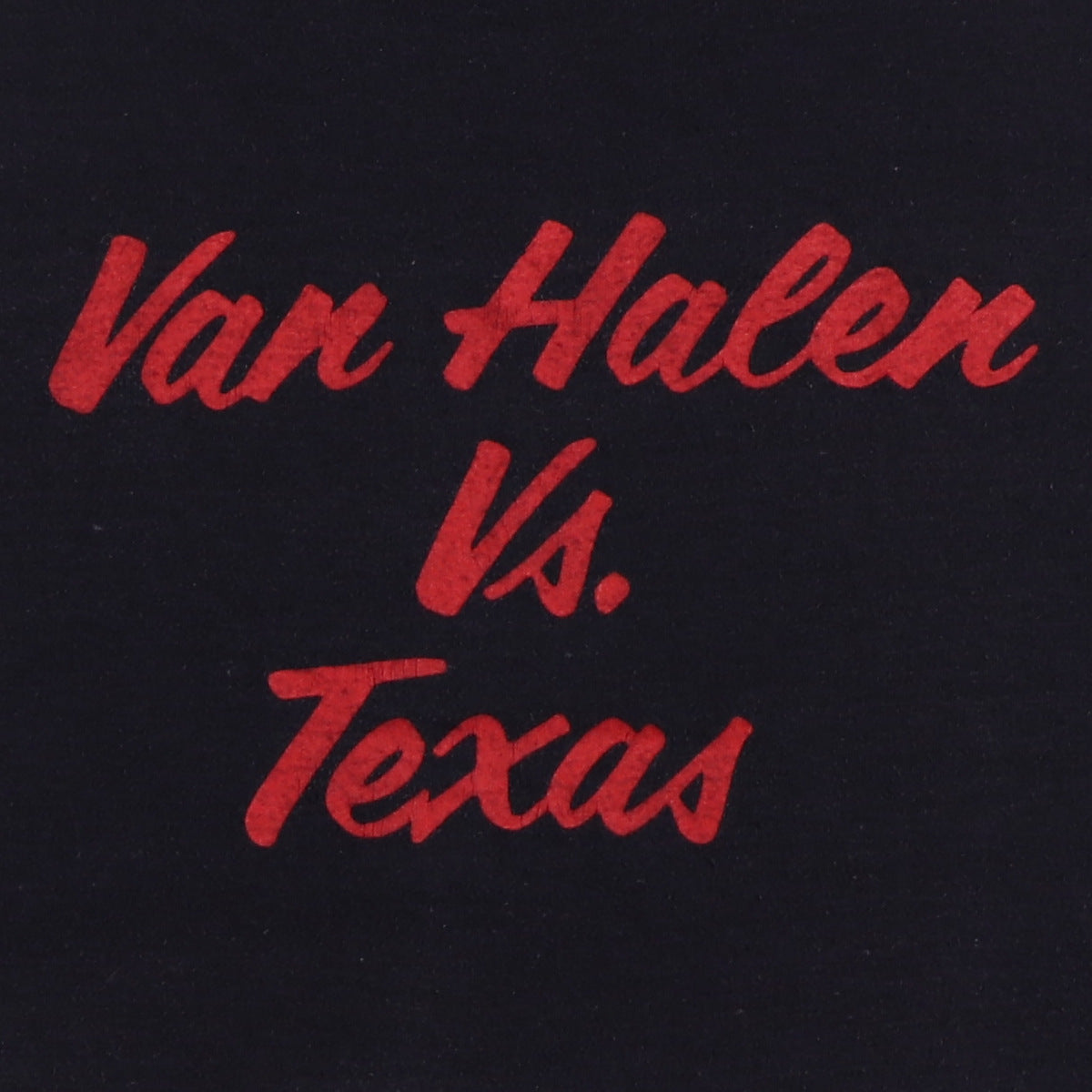 1982 Van Halen Vs Texas Crew Tour Shirt