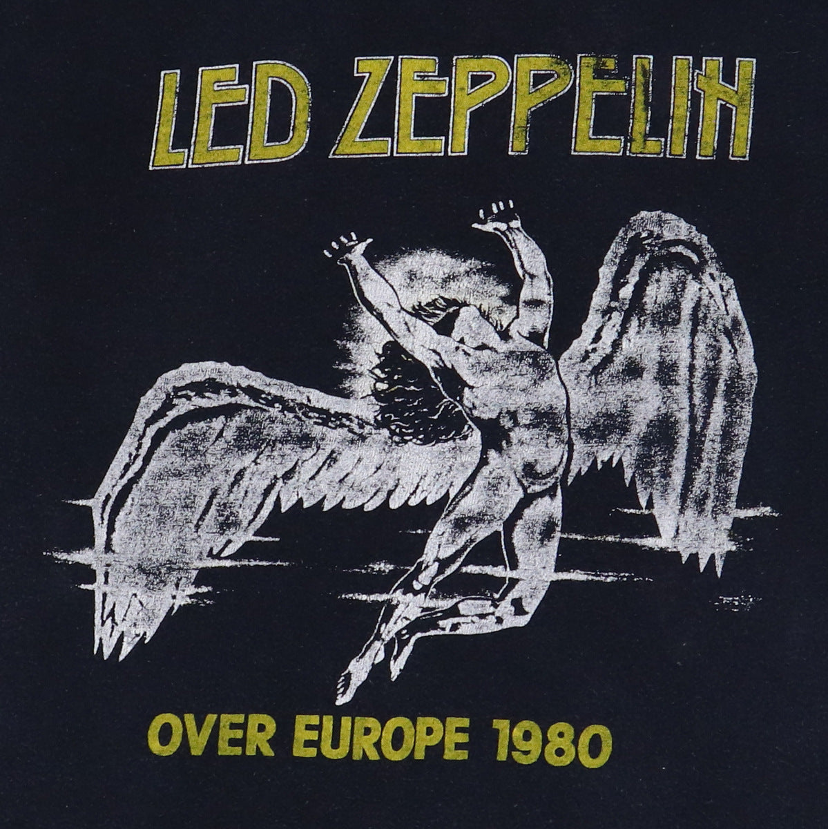 1980 Led Zeppelin Over Europe Tour Shirt