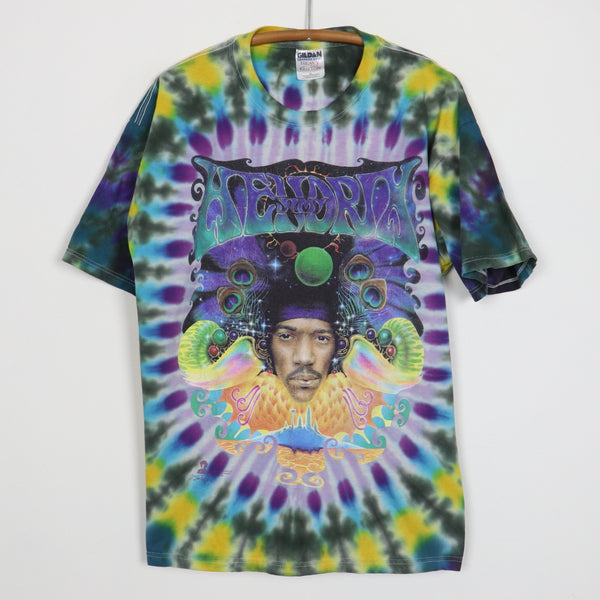 1997 Jimi Hendrix Tie Dye Shirt | Authentic Vintage Tee – WyCo Vintage
