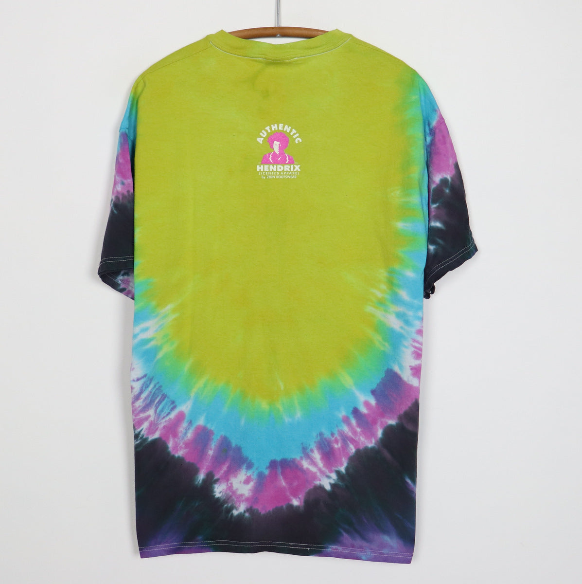Rare Vintage Jimi Hendrix Hazed Tie-Dye T-Shirt - Liquid Blue, M- L-XL, Are You Experienced?
