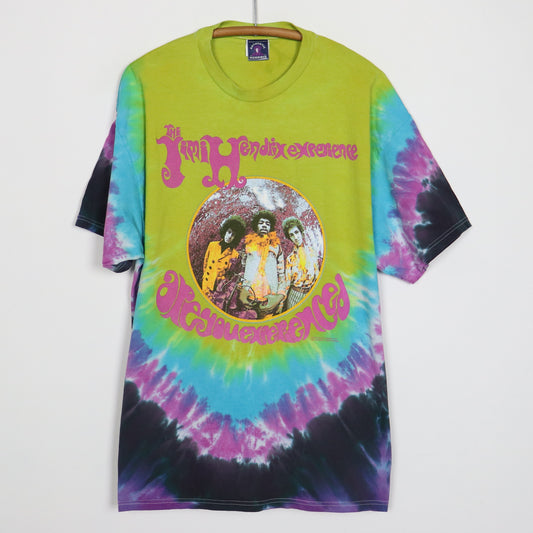 2000 Jimi Hendrix Experience Are You Experienced Tie Dye Shirt