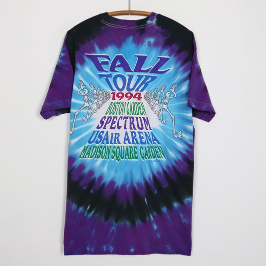 1994 Grateful Dead Fall Tour Liquid Blue Tie Dye Shirt