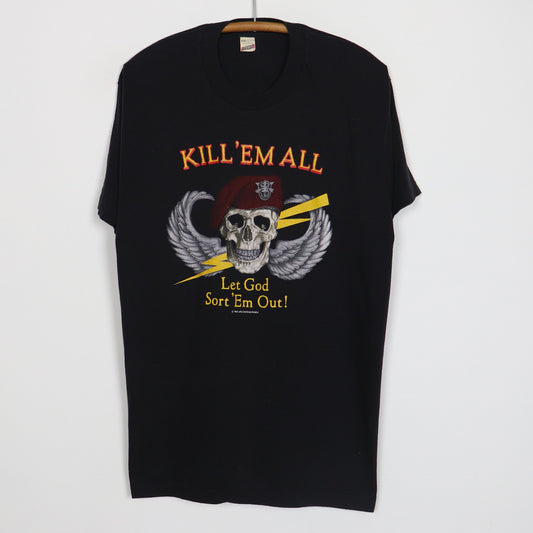 1983 Kill Em All Let God Sort Em Out Shirt