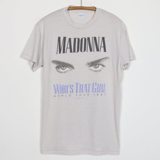 1987 Madonna Who's That Girl World Tour Shirt