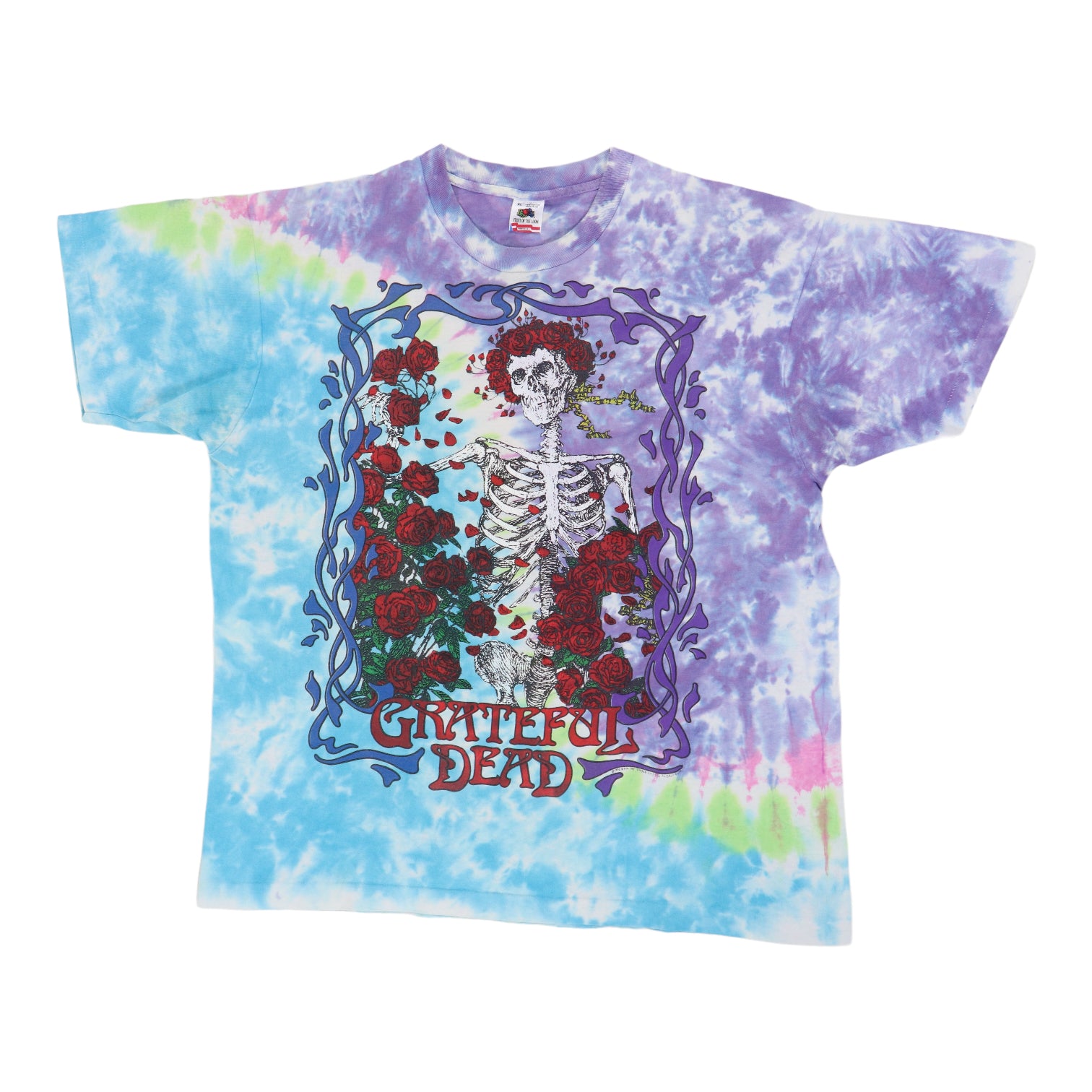 1990 Grateful Dead 25 Years Dead Tie Dye Shirt