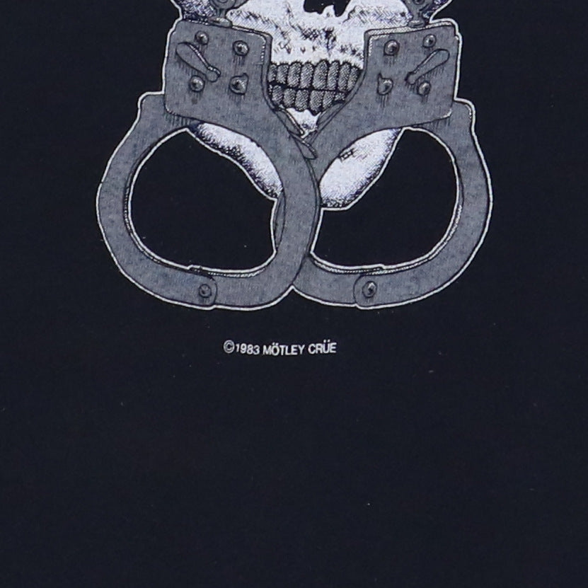 Original vintage 1983 Motley Crue Skull Shirt | WyCo Vintage