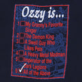 1988 Ozzy Osbourne Checklist Shirt