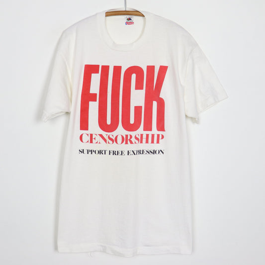 1990s Fuck Censorship Free Expression Shirt