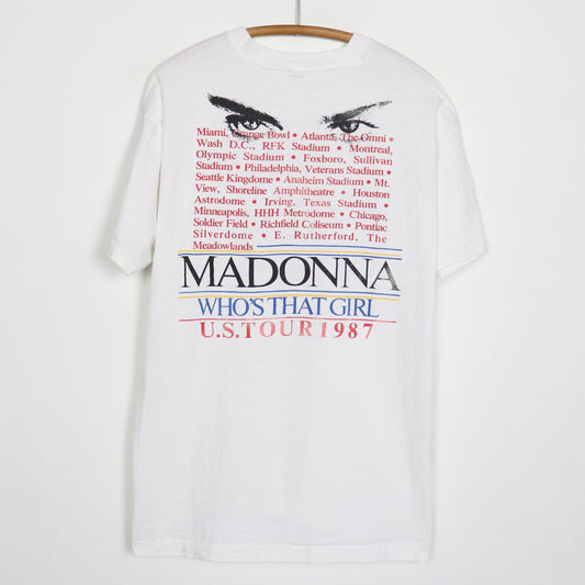 1987 Madonna Who's That Girl World Tour Shirt