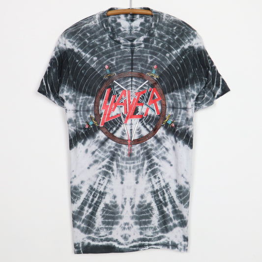 1990 Slayer Symmetria Tie Dye Shirt