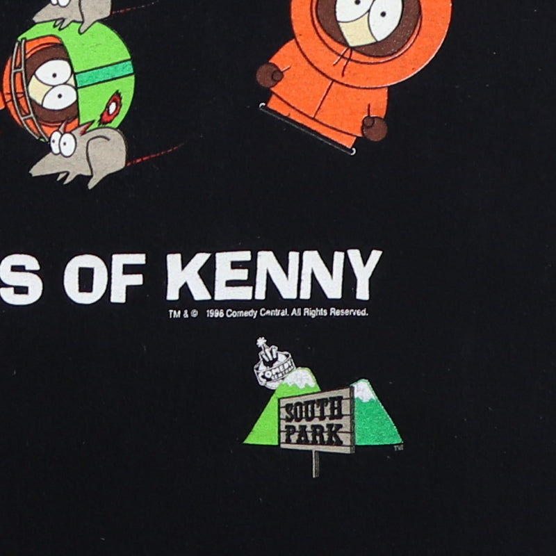 1996 South Park The Many Deaths Of Kenny Shirt | Authentic Vintage Tee