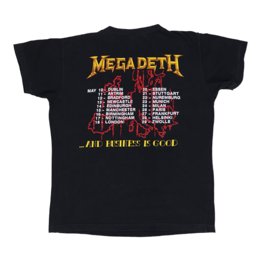 1987 Megadeth Peace Sells Euro Tour Shirt