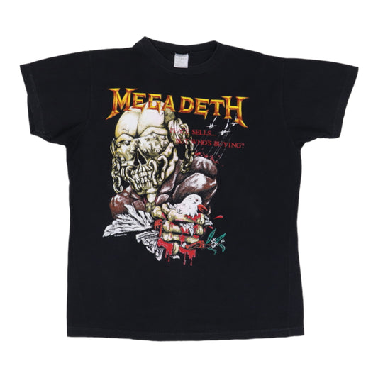 1987 Megadeth Peace Sells Euro Tour Shirt