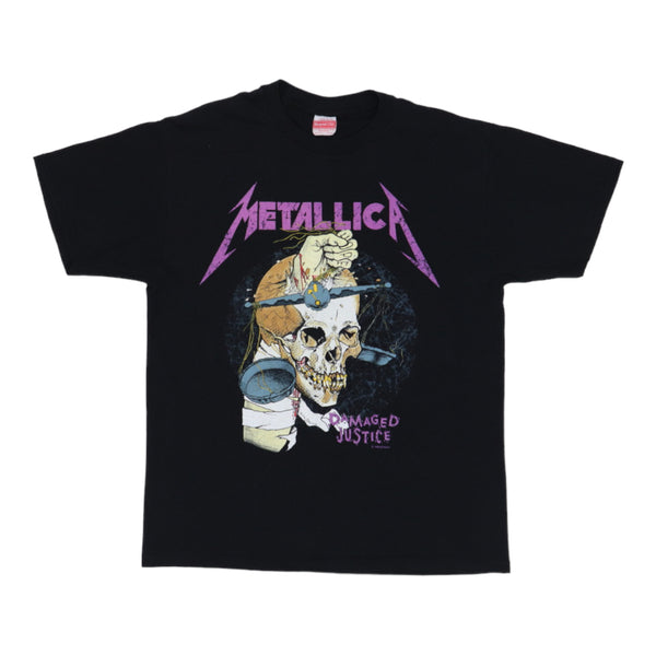 LLICA Damaged Justice Tシャツ　１９８８ 1988 Metallica Damaged Justice Summer Tour Shirt | Authentic