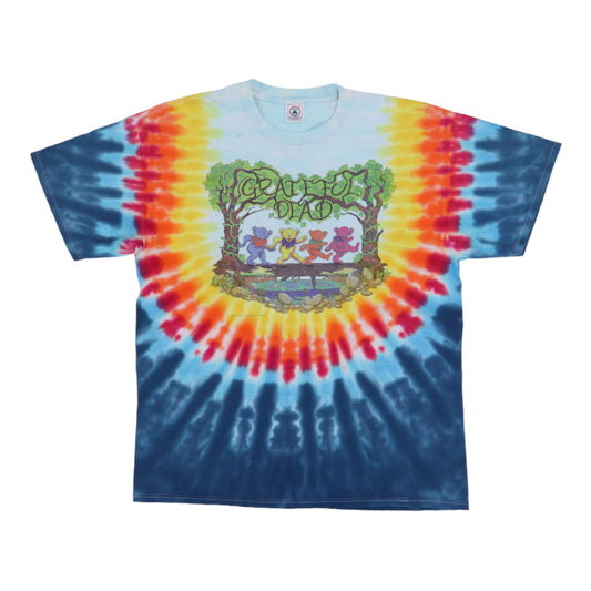 1997 Grateful Dead Dancing Bears Tie Dye Shirt