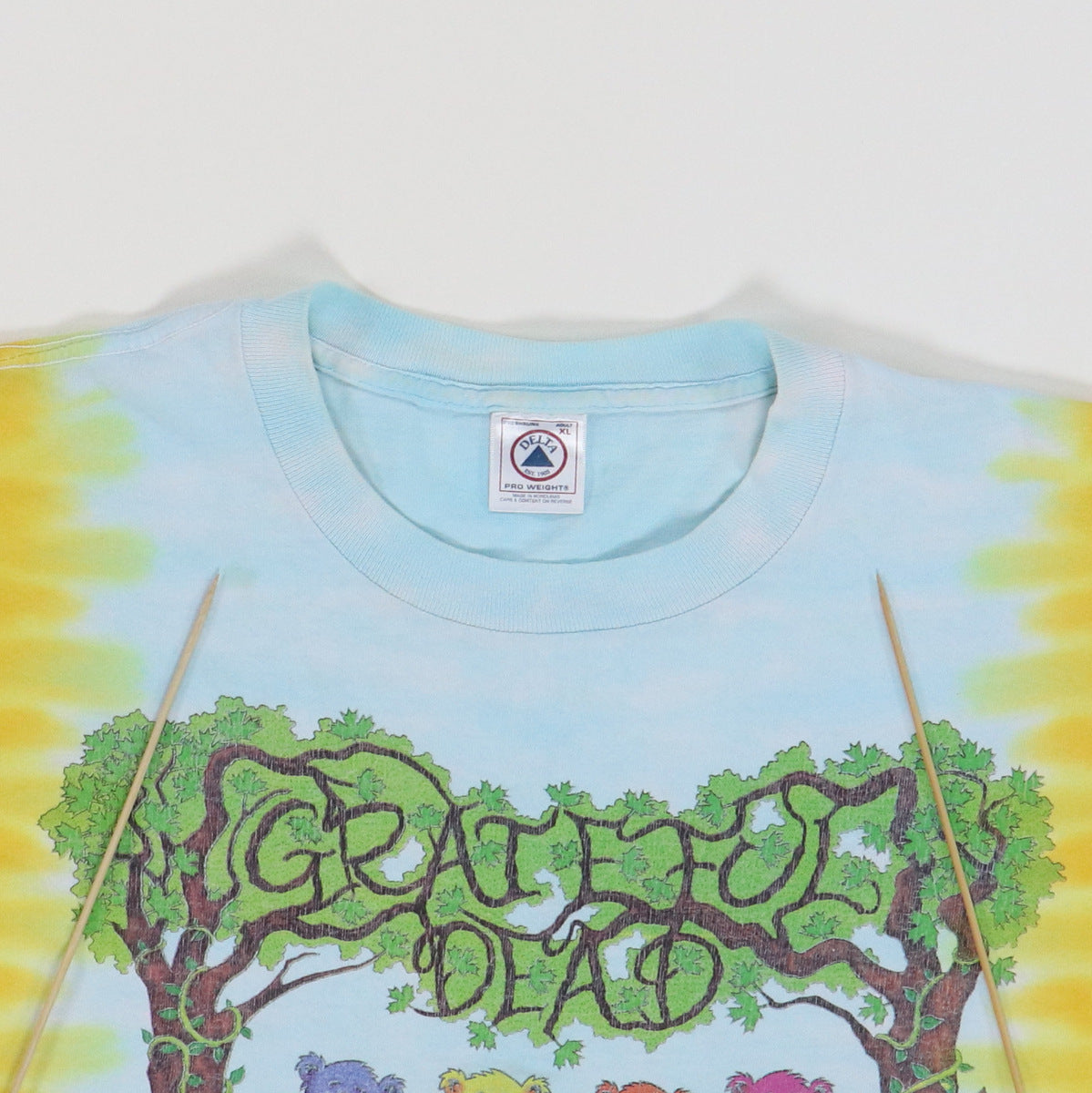 1997 Grateful Dead Dancing Bears Tie Dye Shirt