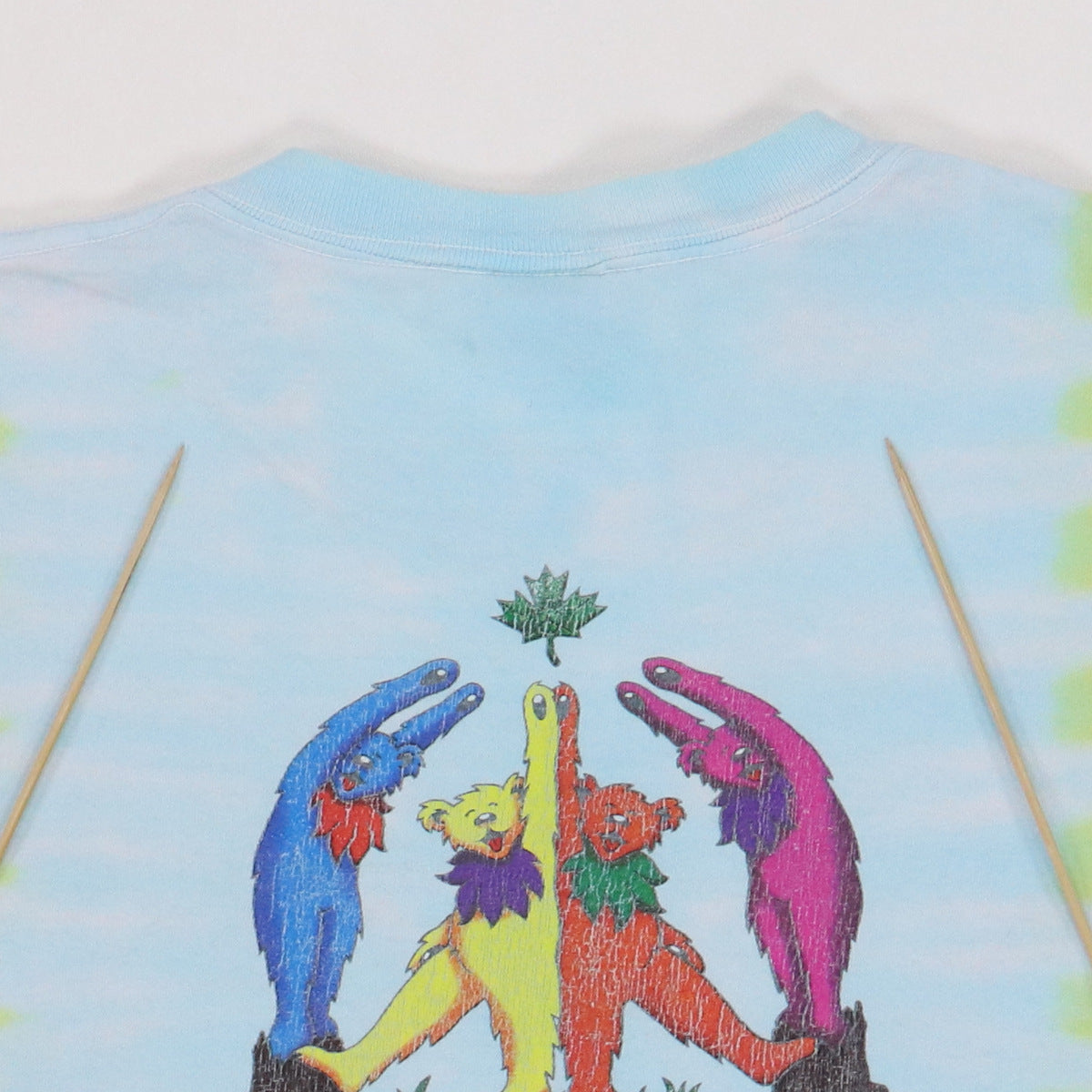 1997 Grateful Dead Dancing Bears Tie Dye Shirt