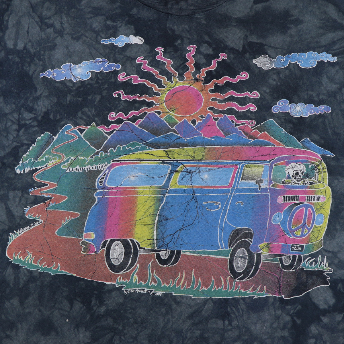 1994 Grateful Dead The Mountain Tie Dye Shirt | Authentic Vintage
