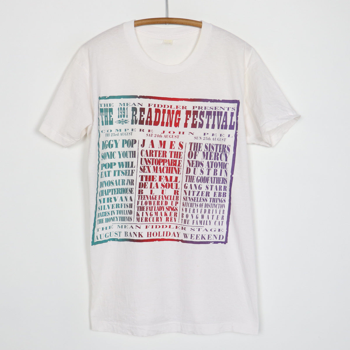 Original vintage 1991 Reading Festival Concert Shirt | WyCo Vintage