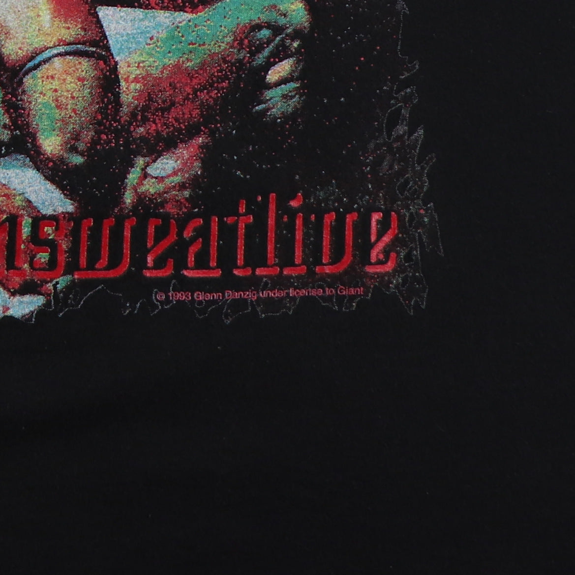 T-shirt Vintage Concert Danzig Thrall-Demonsweatlive 1993 - Couleurs Multiples - Taille S à 5XL - Neuf Avec étiquettes
