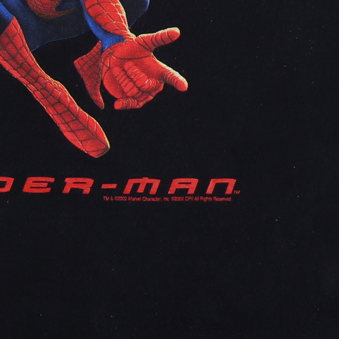 2002 Spider-Man Marvel Comics Movie Promo Shirt