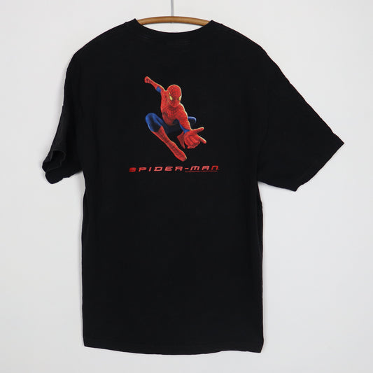 2002 Spider-Man Marvel Comics Movie Promo Shirt