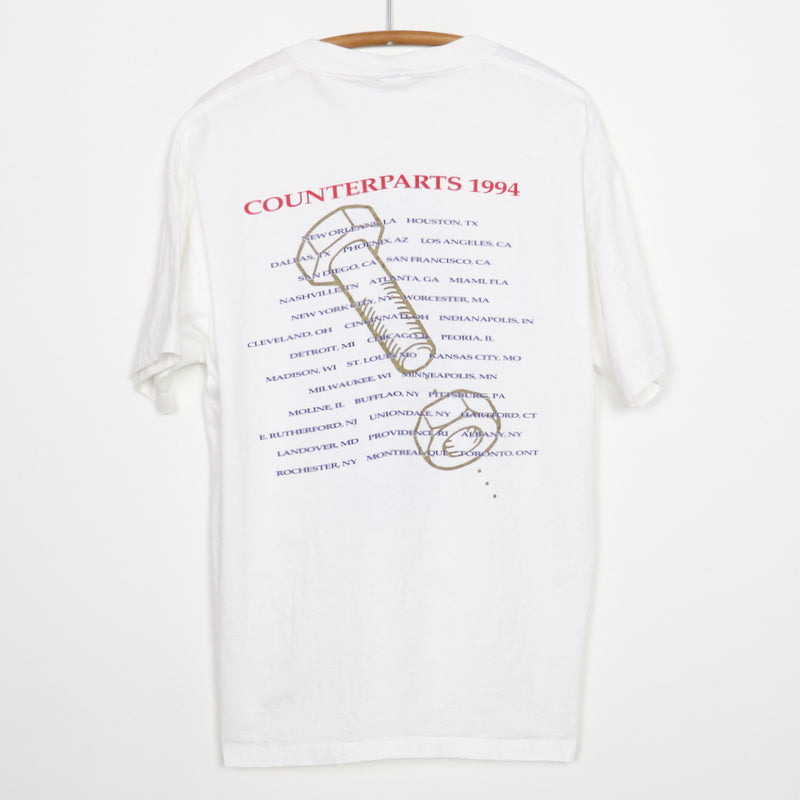 1994 Rush Counterparts Tour Shirt | Authentic Vintage Tee – WyCo
