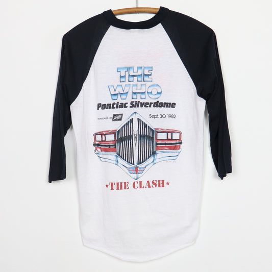 1982 The Who & The Clash Pontiac Silverdome Tour Jersey Shirt