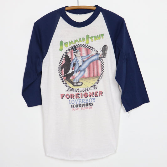 1982 Summer Strut Foreigner Concert Tour Jersey Shirt