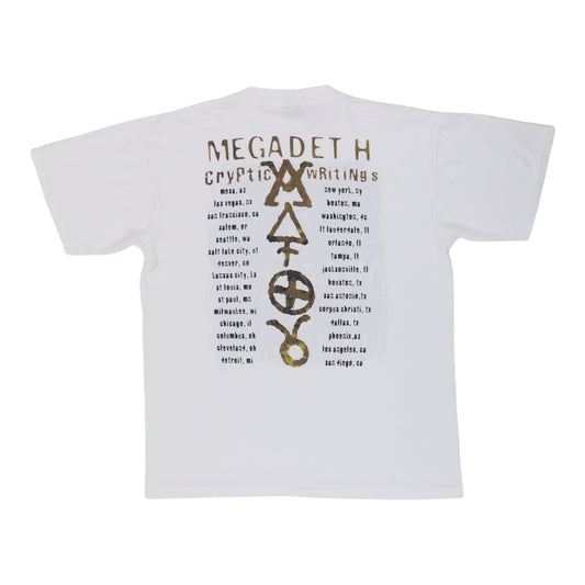 1997 Megadeth Cryptic Writings Tour Shirt