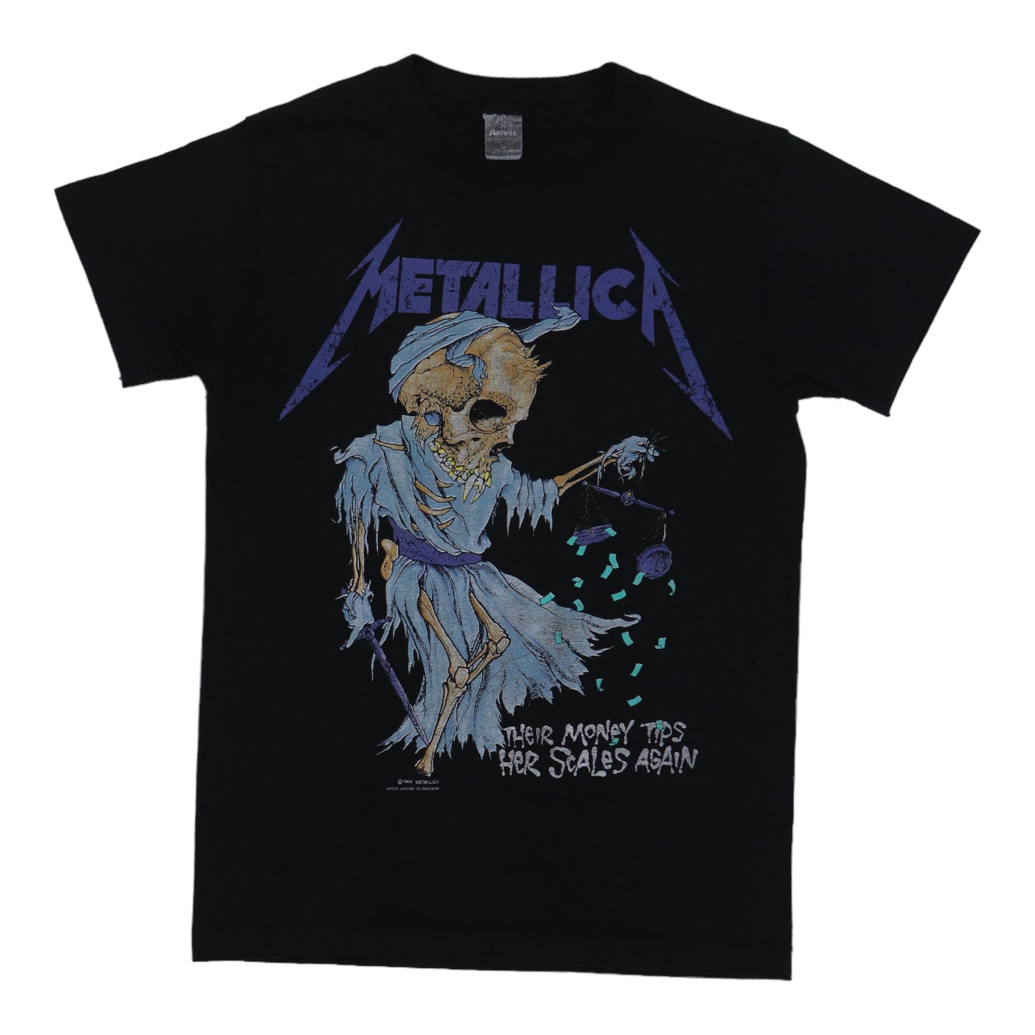 1989 Metallica Doris And Justice For All Shirt – WyCo Vintage