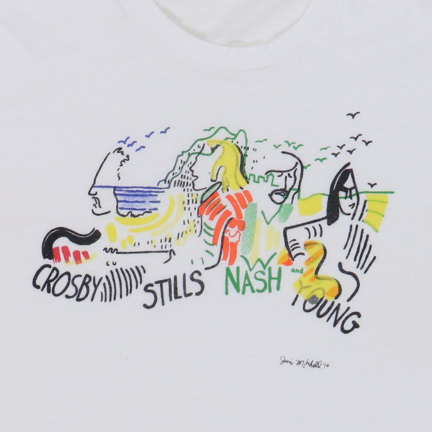1974 Crosby Stills Nash Young Shirt