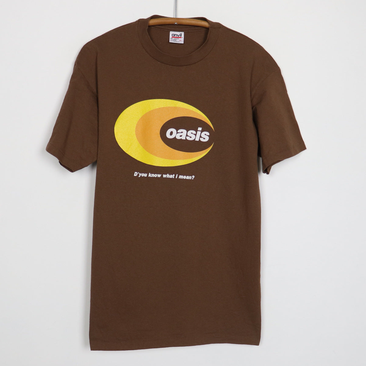 1997 Oasis Be Here Now D'you Know What I Mean Shirt