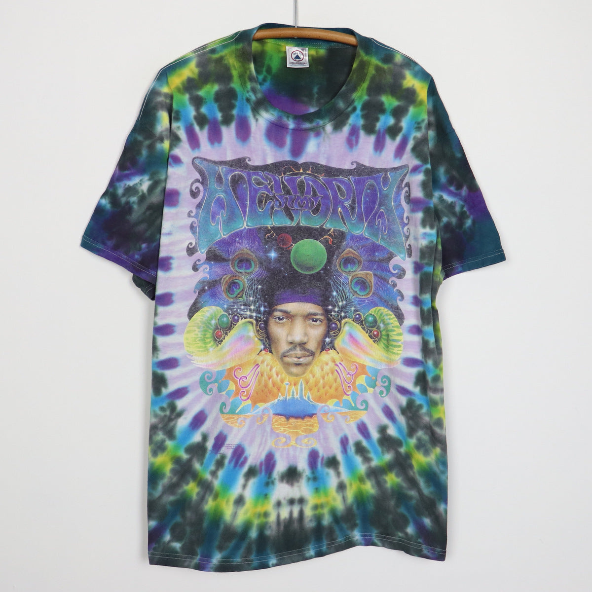 jimi hendrix tie dye shirt
