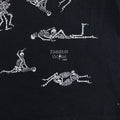 1990 Fashion Victim Skeleton Kama Sutra All Over Print Shirt