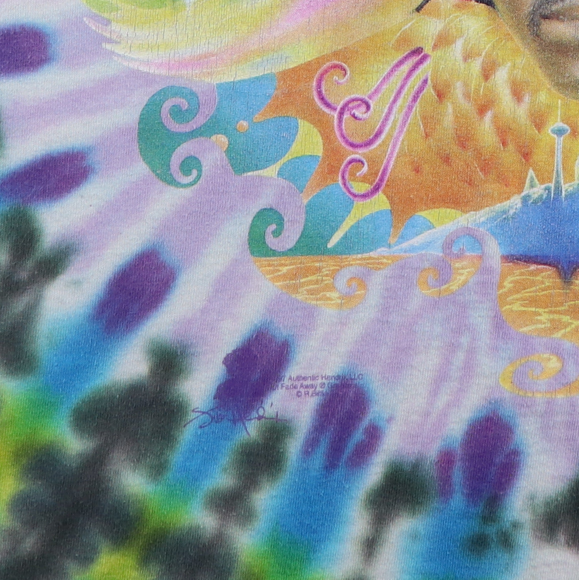 1997 Jimi Hendrix Tie Dye Shirt