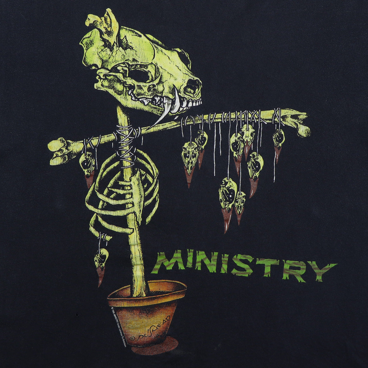 1992 Ministry Scarecrow Pushead Shirt | Authentic Vintage Tee 