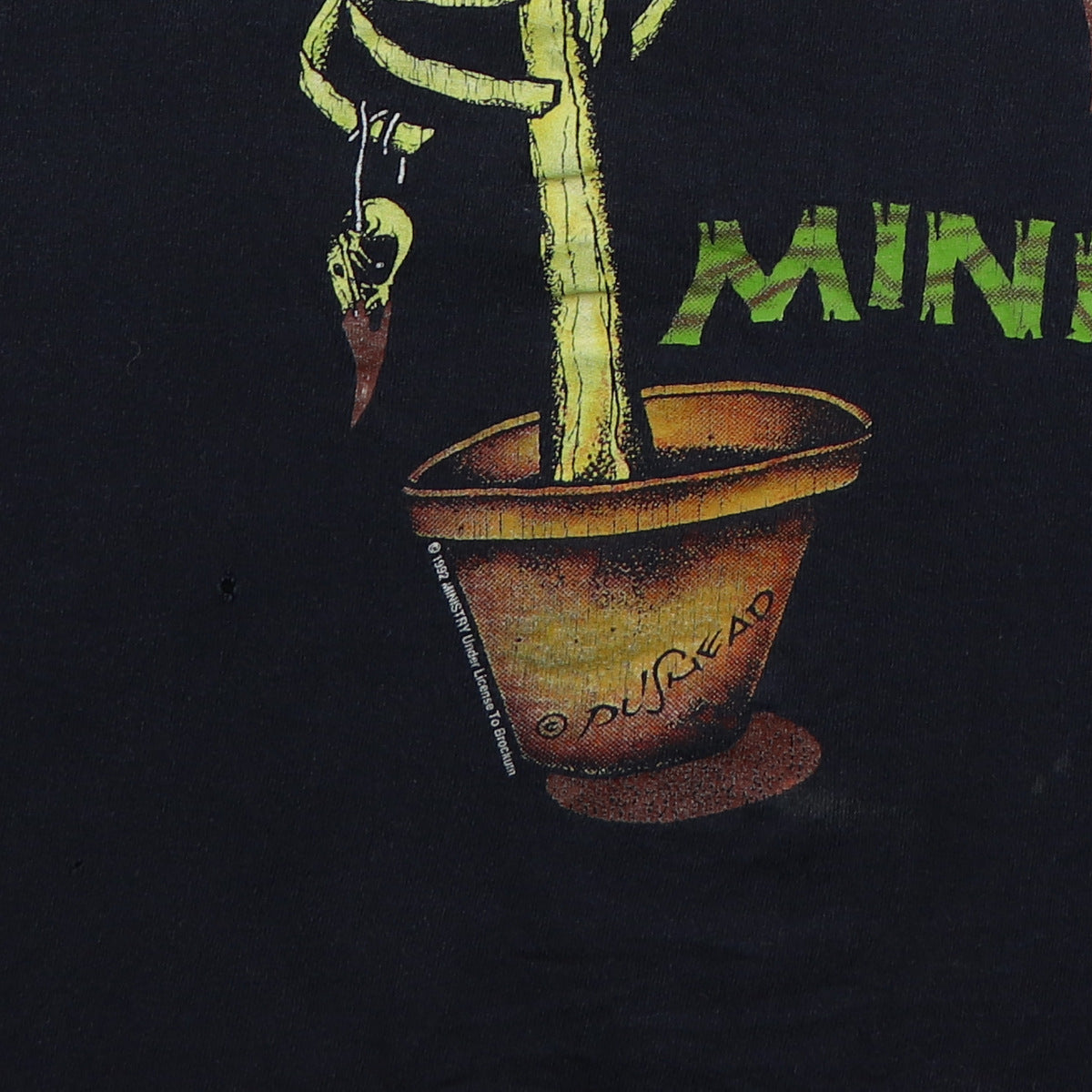 1992 Ministry Scarecrow Pushead Shirt | Authentic Vintage Tee 