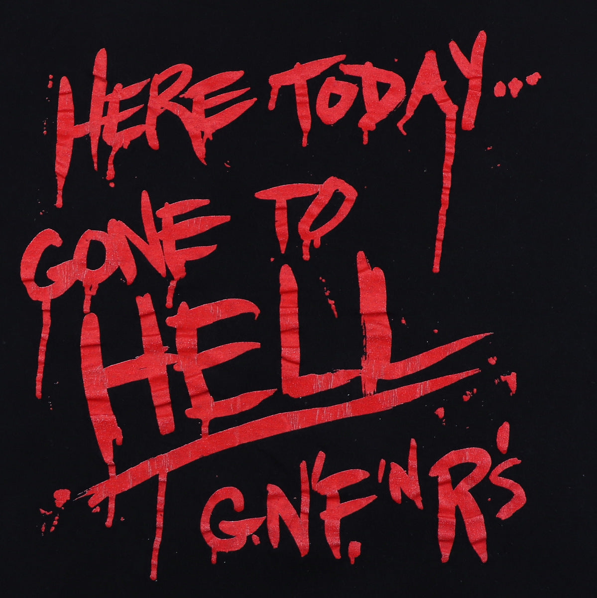 1992 Guns N Roses Here Today Gone To Hell Shirt | Authentic
