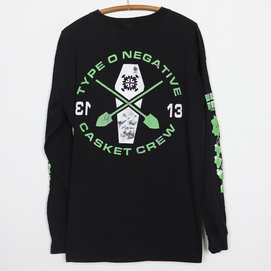 1995 Type O Negative Pledge To Women Casket Crew Long Sleeve Shirt