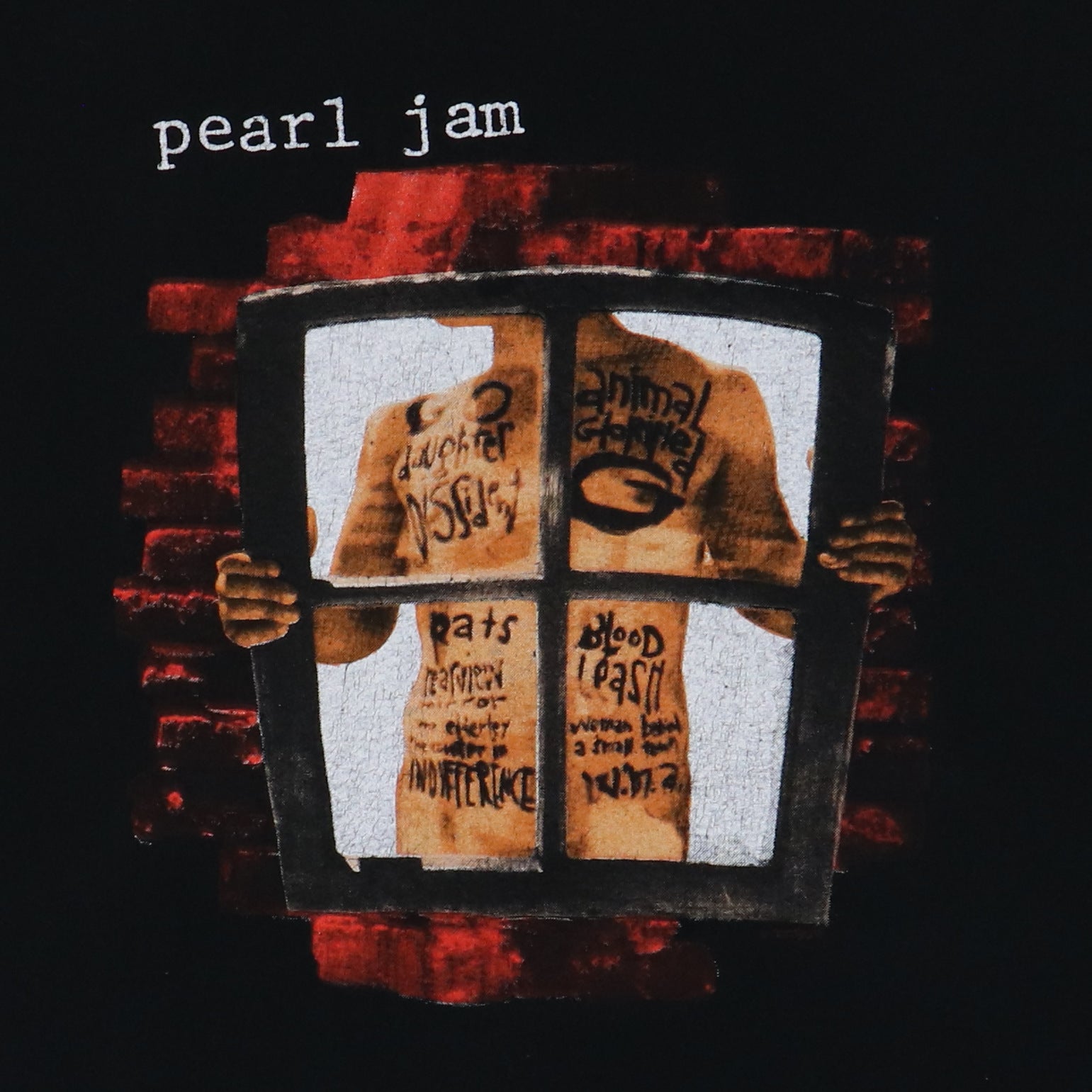 1990s Pearl Jam Window Pain Shirt | Authentic Vintage Tee – WyCo